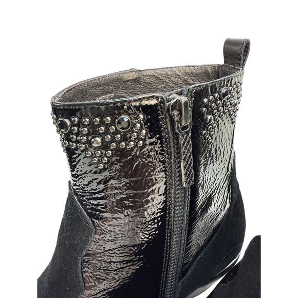 Donald J Pliner Jessiespol Western Couture Collection Ankle Boots Leather 7.5 - Picture 4 of 13